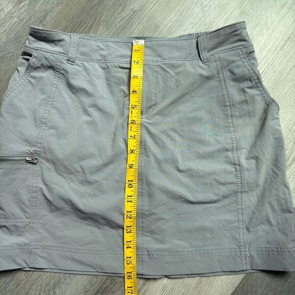 Athleta Skort Gray 6 Skirt Shorts Athleisure Athletic Stretchy Comfy - Picture 9 of 11